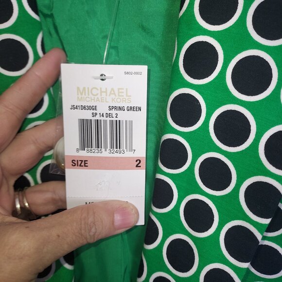 NWT Michael Michael Kors MK Polka Dot Boyfriend Blazer and matching shorts. - Picture 3 of 12